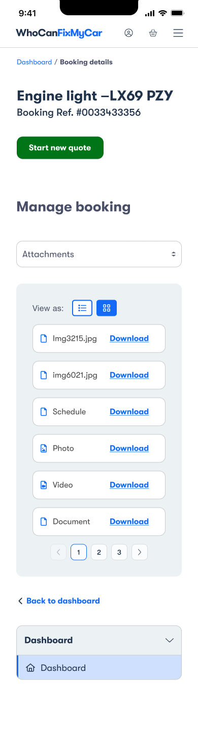 Driver Dashboard — Mobile view 8