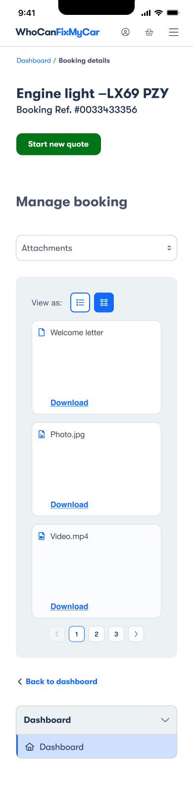 Driver Dashboard — Mobile view 9